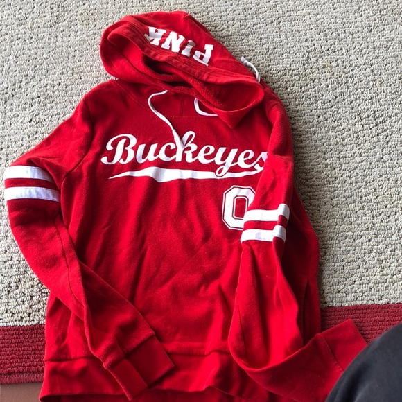PINK Victoria's Secret Tops - Pink Ohio state sweatshirt